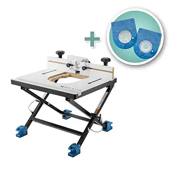 White Rockler Convertible Benchtop Router Table 